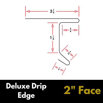 Drip Edge: Deluxe Series - Aluminum Drip Edge: Deluxe Series - Aluminum